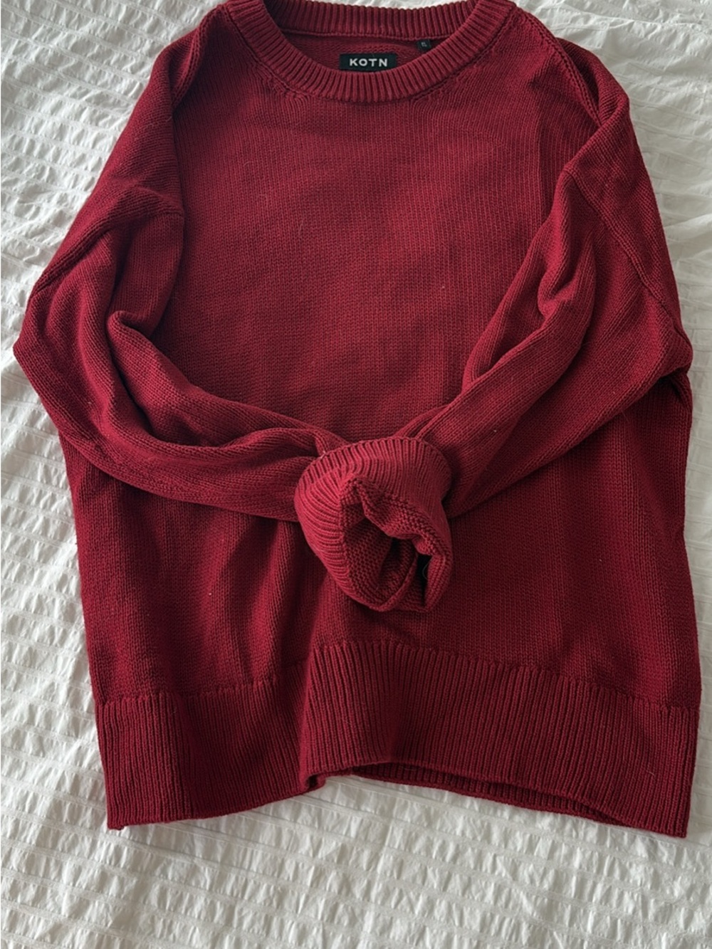 KOTN Women's Crewneck Sweater 100% egyptian cotton